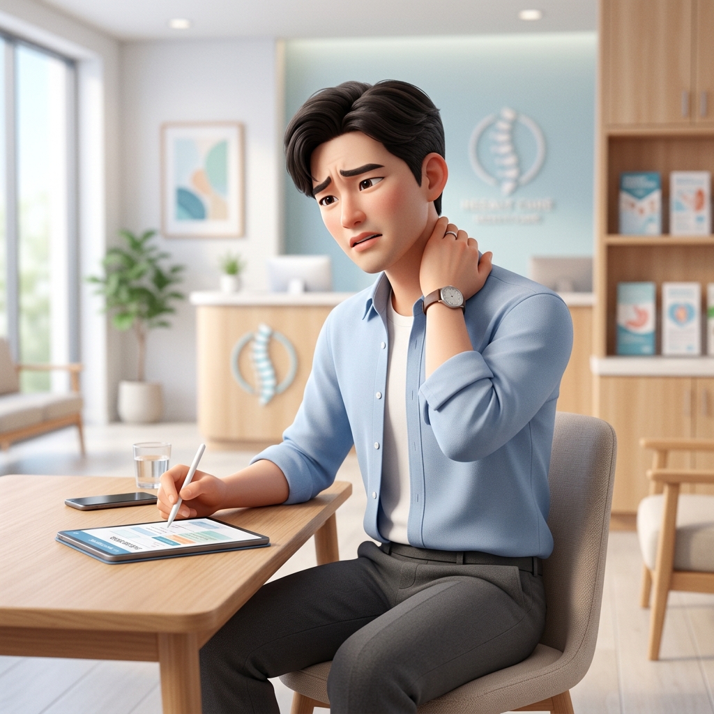 경추 목 어깨 통증