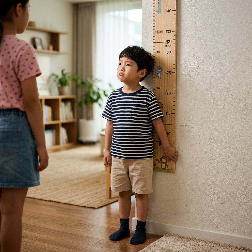 성장 치료가 필요한 아이 이미지